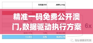 精准一码免费公开澳门,数据驱动执行方案_AR3.433