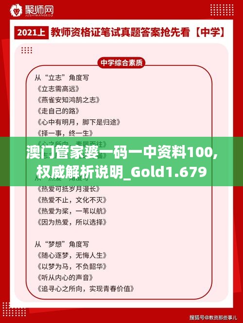 澳门管家婆一码一中资料100,权威解析说明_Gold1.679