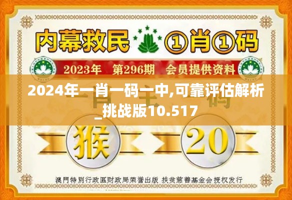 2024年一肖一码一中,可靠评估解析_挑战版10.517