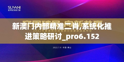 新澳门内部精准二肖,系统化推进策略研讨_pro6.152