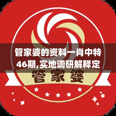 管家婆的资料一肖中特46期,实地调研解释定义_Pixel17.698