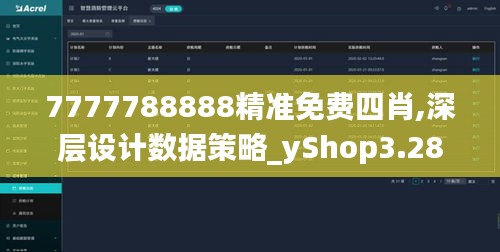 7777788888精准免费四肖,深层设计数据策略_yShop3.286