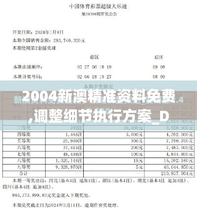 2004新澳精准资料免费,调整细节执行方案_D版9.256
