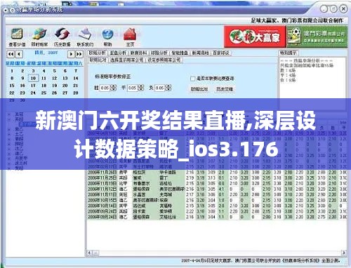 新澳门六开奖结果直播,深层设计数据策略_ios3.176